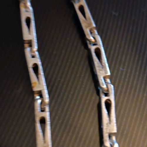 Silver thick chain 925 used, weight 48.5 g, length 50 cm