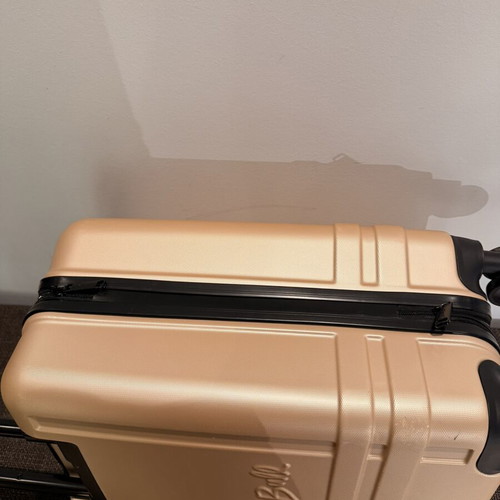 French Bull cabin suitcase like new, champagne color