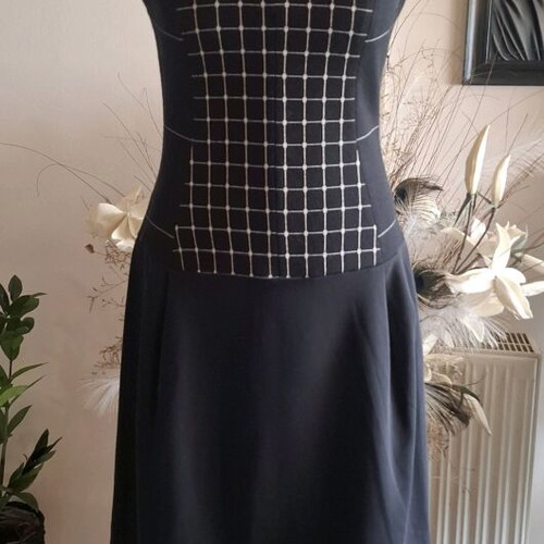 Pianura Studio dress like new, black and beige