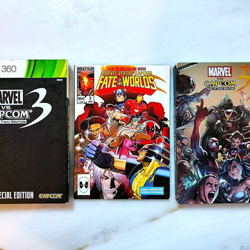 Marvel Vs Capcom Fate of Two Worlds Xbox360 steelbook σαν καινούργιο, πλήρες
