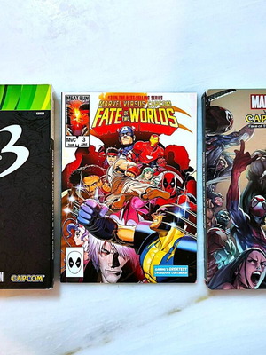 Marvel Vs Capcom Fate of Two Worlds Xbox360 steelbook like new, complete