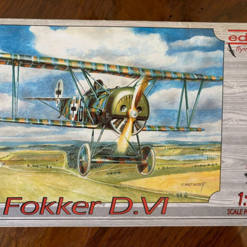 Eduard Fokker D.VI 1/48 Flying Circus kit like new