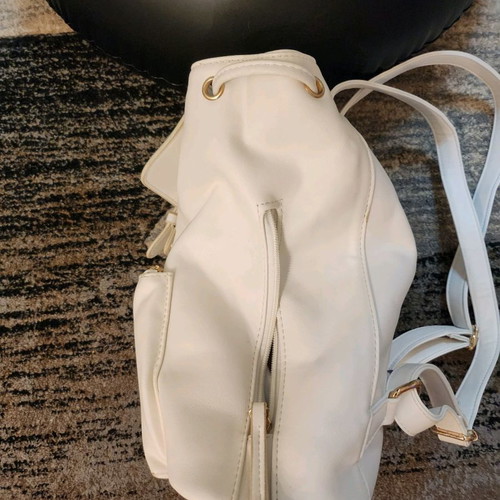 White backpack used
