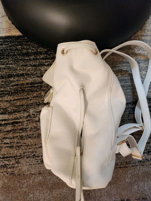 White backpack used