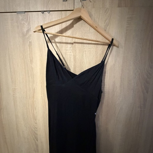 Toi&Moi satin dress used, black, size L