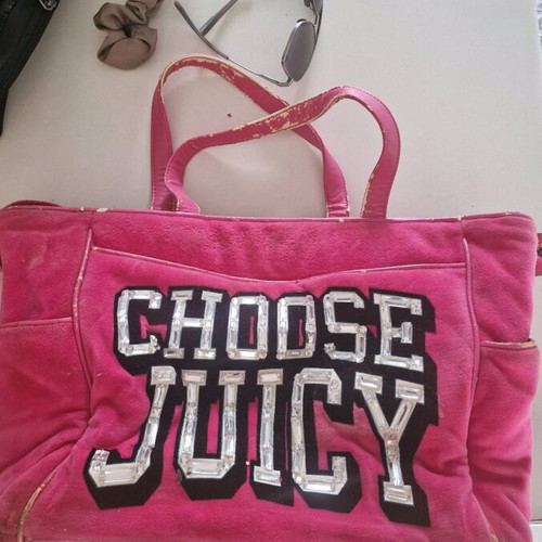 Juicy Couture shoulder bag used, pink authentic
