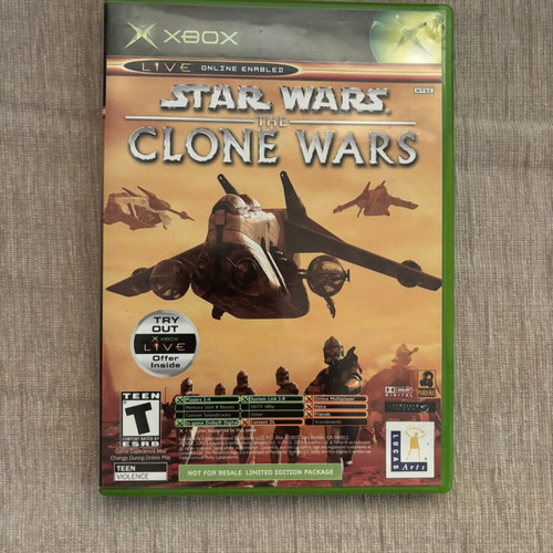 Star Wars Clone Wars & Tetris Combo Pack Xbox Original NTSC