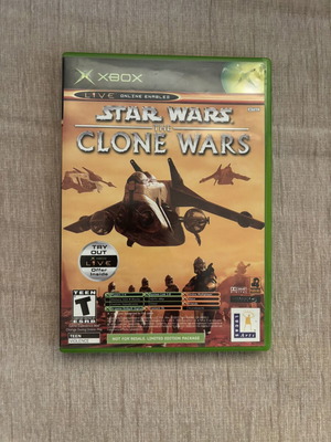 Star Wars Clone Wars & Tetris Combo Pack Xbox Original NTSC