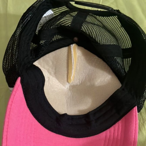 Hat used, size 57, black and pink