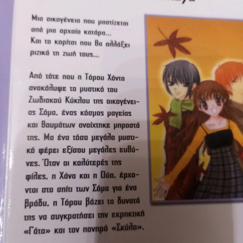 Fruits Basket manga like new, 2000's anime
