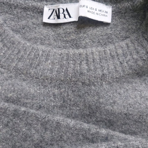 Zara gray pullover like new, size S