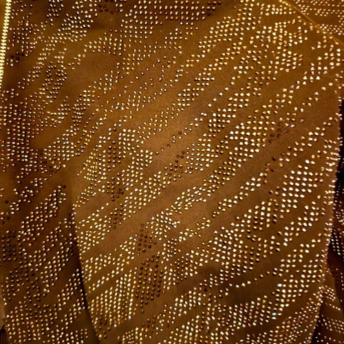 Diesel bomber jacket black with subtle rhinestone design, like new, kids XXS