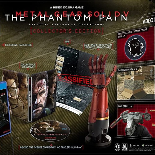Metal Gear Solid V The Phantom Pain Collector's Edition για PS4 PS5 μεταχειρισμένη