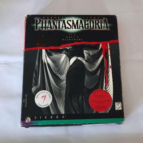 Phantasmagoria παιχνίδι PC μεταχειρισμένο, περιπέτεια, Sierra big box