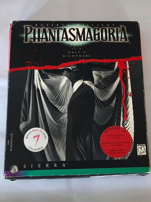 Phantasmagoria παιχνίδι PC μεταχειρισμένο, περιπέτεια, Sierra big box