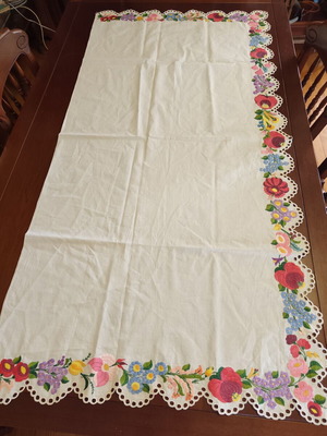 Handmade embroidery used 150x75