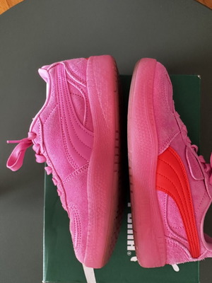 Puma Palermo sneakers like new, size 38, red and pink