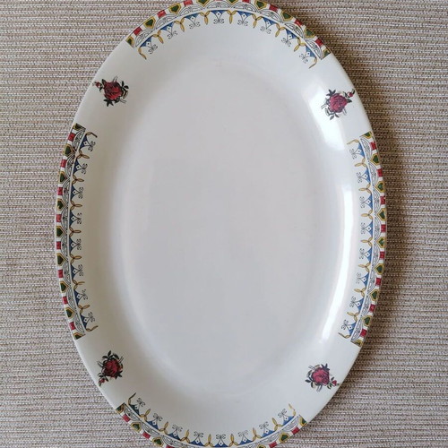 Candia set of 5 vintage large serving plates