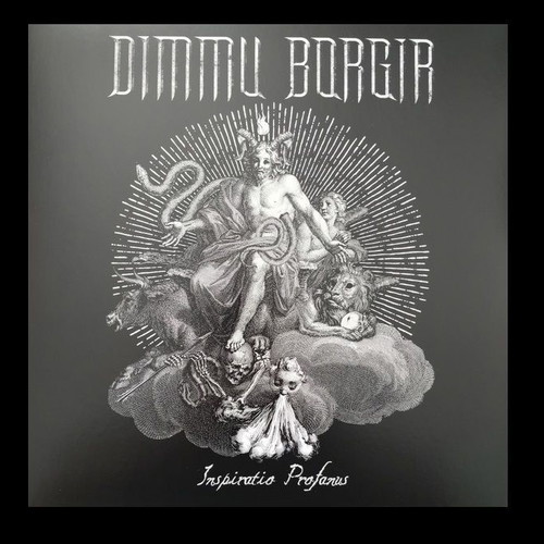 Dimmu Borgir Inspiratio Profanus LP remastered, white with black splatter, new