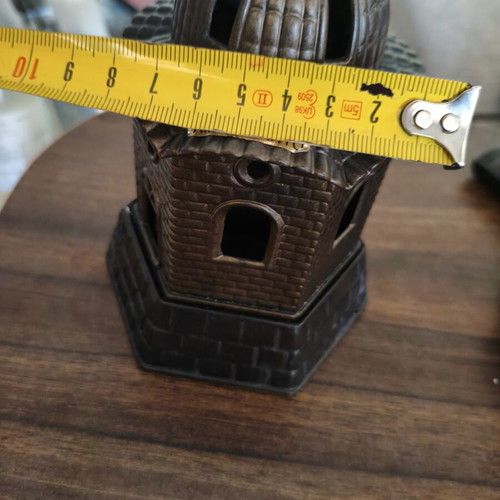 Metal Religious Lamp New, Bronze Color