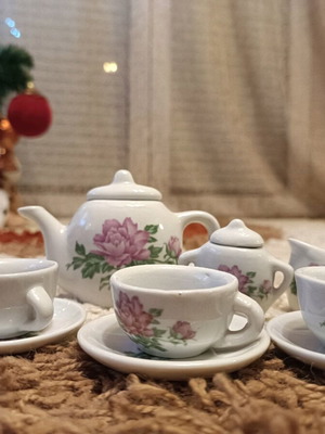 Vintage porcelain children's set used