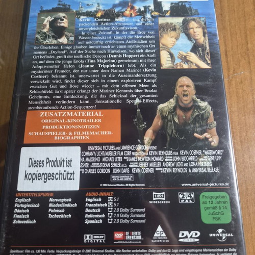 Waterworld DVD like new, adventure with Kevin Costner