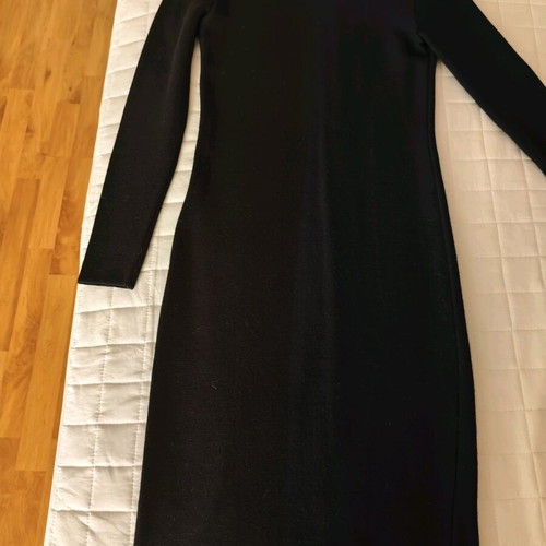ZINI knitted dress like new, black-blue, size M