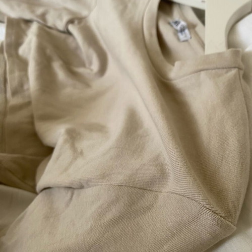 Zara beige long sleeve crop top like new, size M