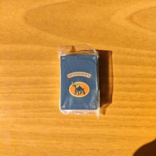 Old Holborn lighter used, promotional, collectible, gas refill needed