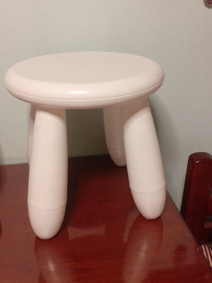 Ikea plastic stools, set of 2