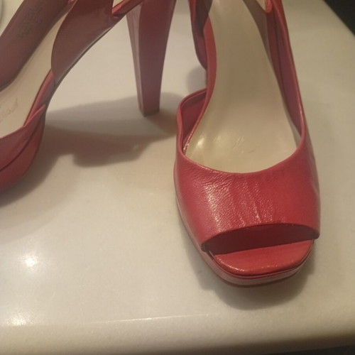 Nine West pink platform sandals size 40 like new