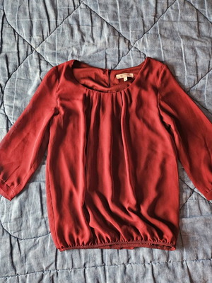 Top ambige like new, burgundy, size S