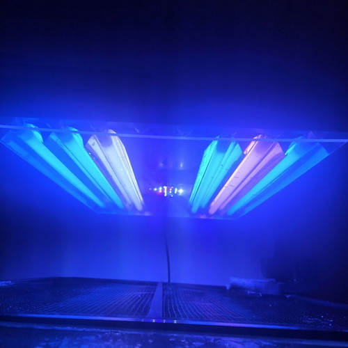 Ati 6×24W T5 + LED aquarium light used with app control and Noctua fans
