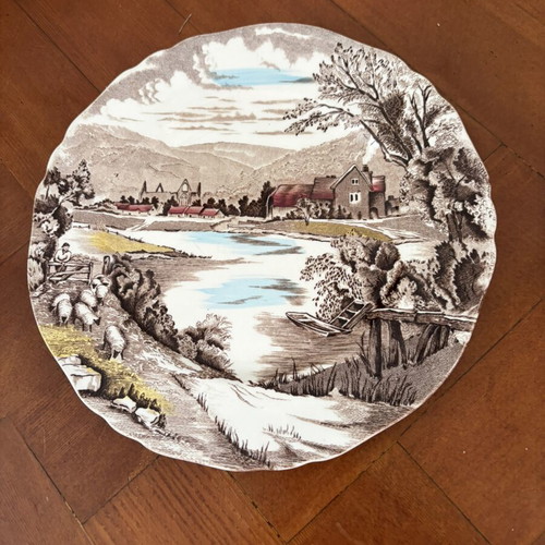 Alfred Meakin plates, set of 2, England