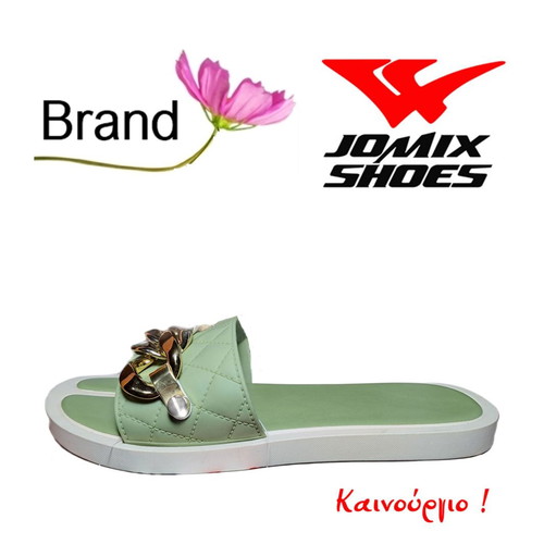 Jomix Shoes women's flip flop sandals new, size 37, green