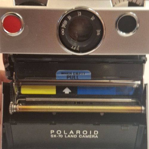 Polaroid SX-70 vintage camera used, 1972 model