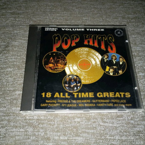 Pop Hits Volume Three CD like new, 18 all time greats