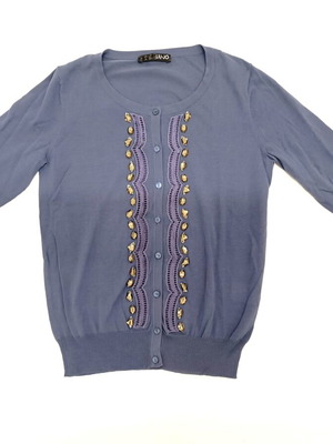 Liu Jo women's cardigan size S like new, purple-blue