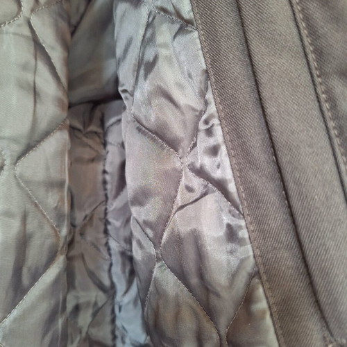 Adidas men's long jacket used with integrated hood and fur lining