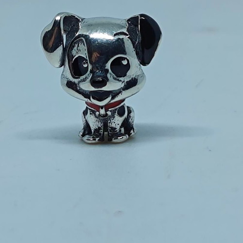 Disney 101 Dalmatians Patch Silver Charm like new