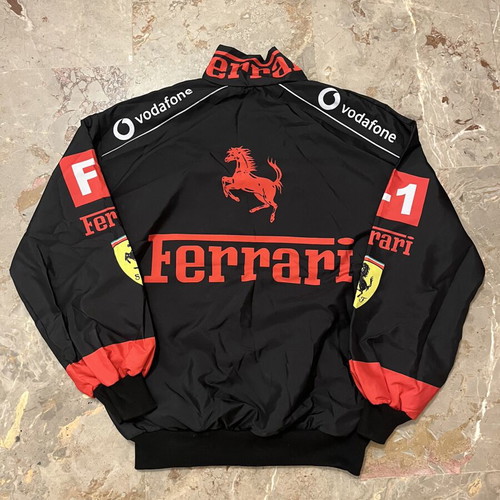 Ferrari F1 Racing Jacket, black and red