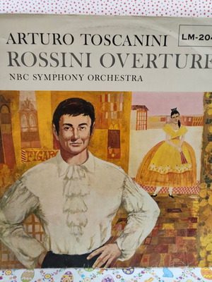 Arturo Toscanini Rossini Overtures vinyl record used, classical