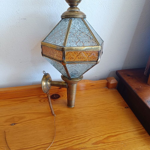 Vintage brass wall light
