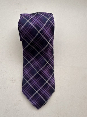 Oxford Company tie, grey and purple