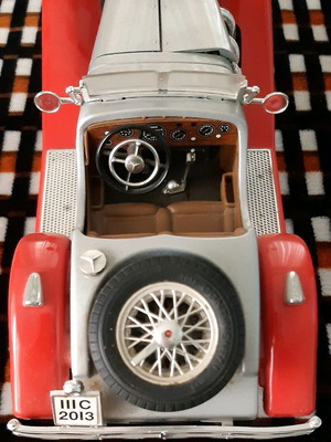 Μινιατούρα Mercedes μεταχειρισμένη, Bburago, κλίμακα 1:24, 1920's