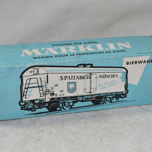 Märklin HO Bierwagen Spatenbräu München used with box