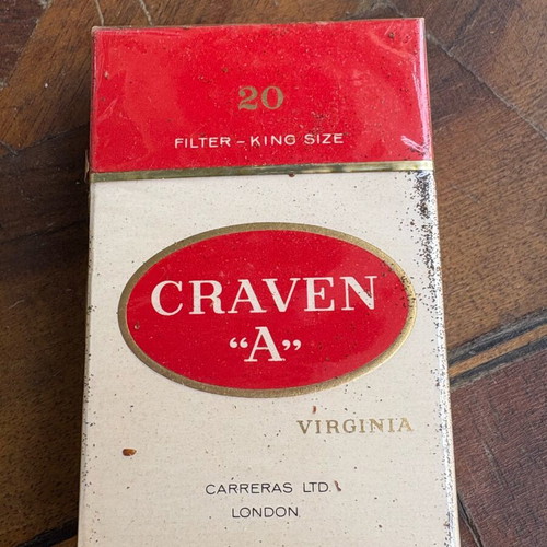 Chaven closed cigarette pack like new, 90s decade