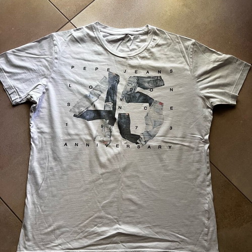 Pepe Jeans t-shirt used, white, size XL