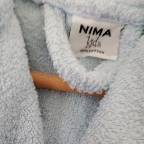 Children's bathrobe 2-4 years like new, cotton for boys