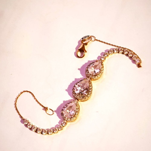 Gold bracelet 15 cm, 9k, 9 carat, nearly 4 grams, like new